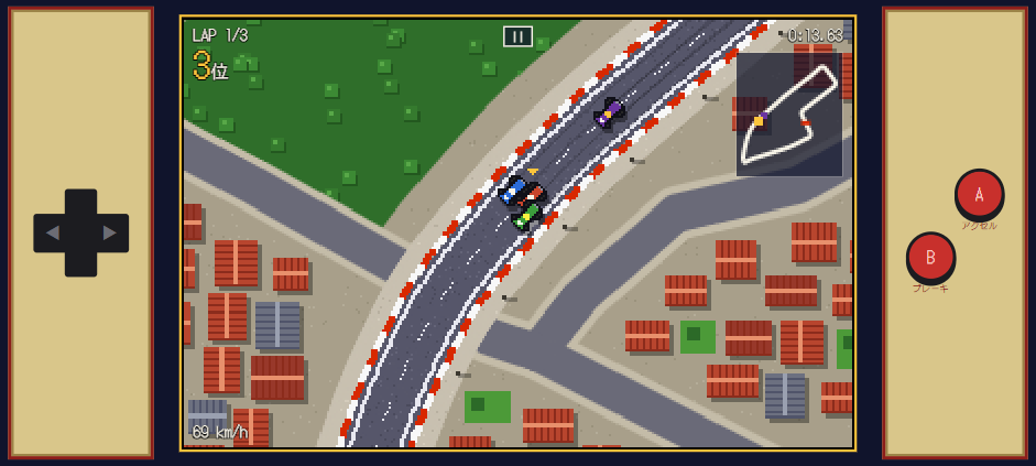 江津市：レーシング のゲーム画面